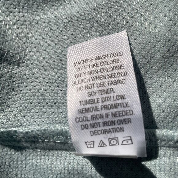 RIDGECUT Toughwear Mens 2XL Performance Shirt Blue Wicking Crew Short Sleeve Tee - Picture 4 of 5